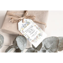 Wildflower Favor Tag Template