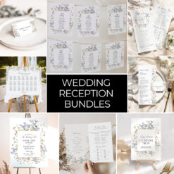 Wildflower Wedding Reception Templates