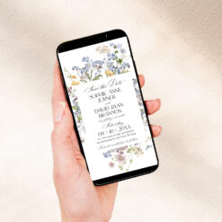 Wildflower Wedding Save The Date Template