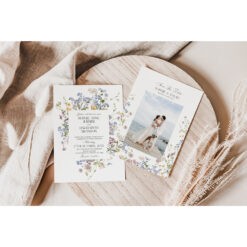 Wildflower Wedding Invitation Template