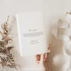 Wildflower Wedding Ceremony Program Template
