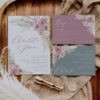 Boho Wedding Invitation Template | Dusty Roses & Sage Green