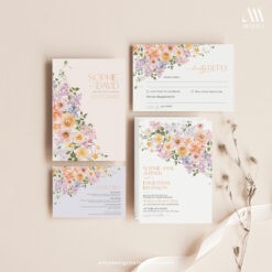 Floral Wedding Invitation Template