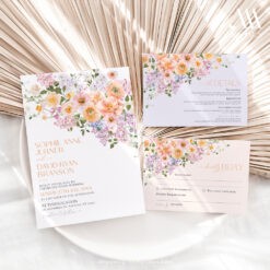 Floral Wedding Invitation Template