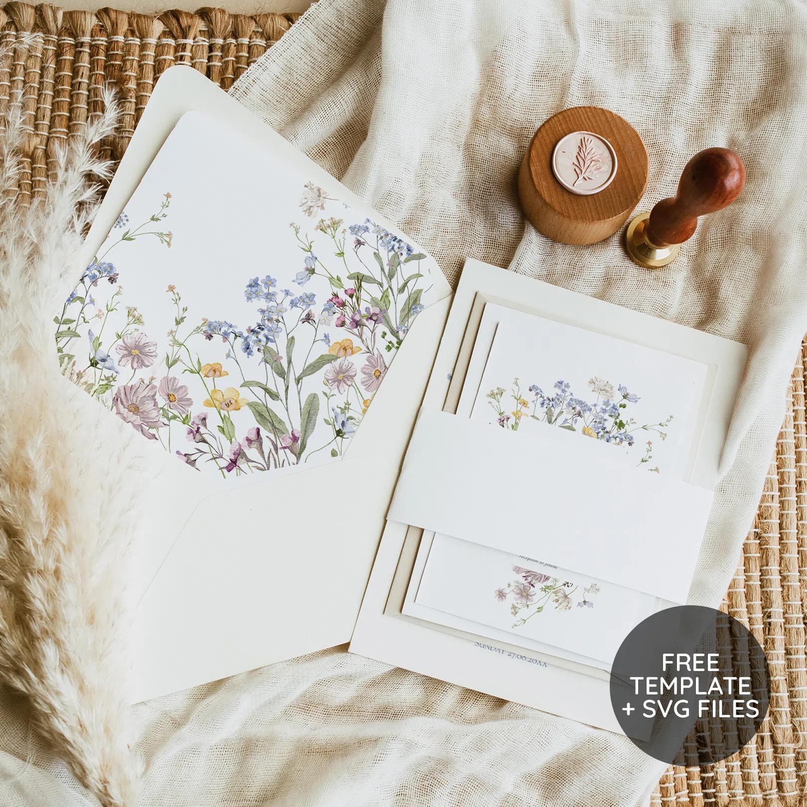 DIY Envelope Liner Template Free Printables Download