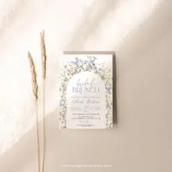 Wildflower Bridal Brunch Invitation