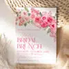 Hot Pink Bridal Brunch Invitation, Floral Bridal Shower Editable Template
