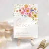 Floral Garden Custom Sign Template, Editable Bright Colorful personalized Sign, Bridal Shower Brunch Sign Printable Download A034