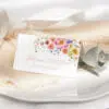 Bright Colorful Place Card Template A034