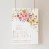 Bright Colorful Bridal Shower Brunch Welcome Sign Template A034