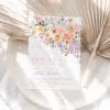 Spring Floral Bridal Brunch Invitation, Colorful Floral Garden Bridal Shower Editable Template