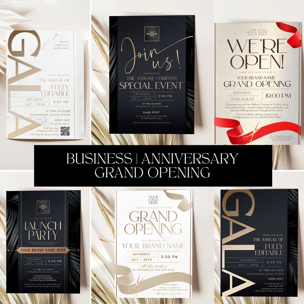 Bussiness Invitation Template Bundle