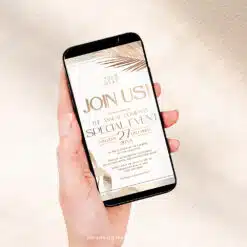 Elegant Business Invitation Template | Editable Corporate & Dinner Party Invite