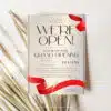 Gold Grand Opening Invitation | Editable Business & Launch Party Template