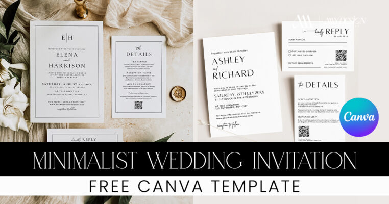 Free Wedding Invitation Template Canva Printable