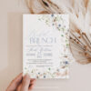 Elegant Botanical Bridal Brunch Invitation Template Elegant Botanical Bridal Brunch Invitation Template