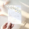 Elegant Wildflower Bridal Brunch Invitation Card Elegant Wildflower Bridal Brunch Invitation Card