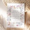 Prairie Bridal Brunch Invitation Template | Meadow Wildflower