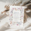 Prairie Bridal Brunch Invitation Template | Meadow Wildflower