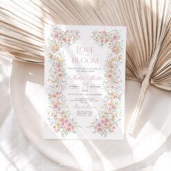 Love in Bloom Bridal Shower Brunch Invitation Template