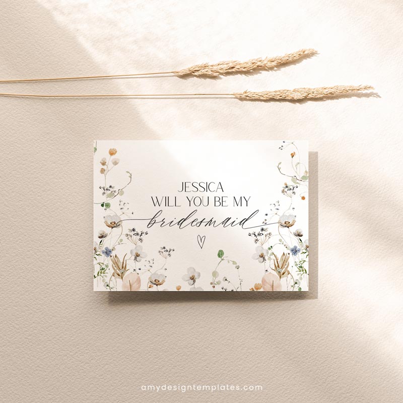 Bridesmaid Proposal Cards
