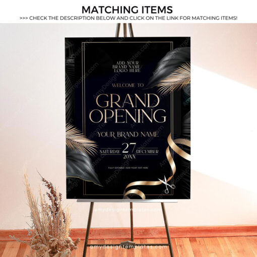 Grand Opening Welcome Signs Matching Items