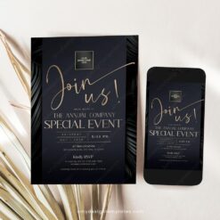 C015 Business Invitation Template Amy Design 4