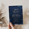 Formal Grand Opening Invitation Card | You Are Invited Template | Navy Gold