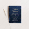 Formal Grand Opening Invitation Card | You Are Invited Template | Navy Gold
