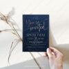 Navy Grand Opening Invitation Card | Business Invite Template