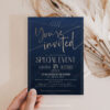 Navy Grand Opening Invitation Card | Business Invite Template