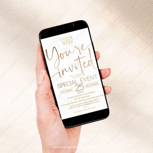 You Are Invited Template, Business Invitation Template - Image 4
