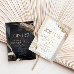 C033 Dinner Party Invite Amy Design Templates 1