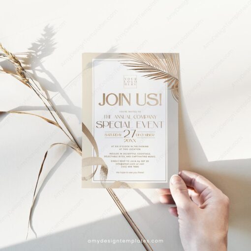 Dinner Party Invite Template - Image 2
