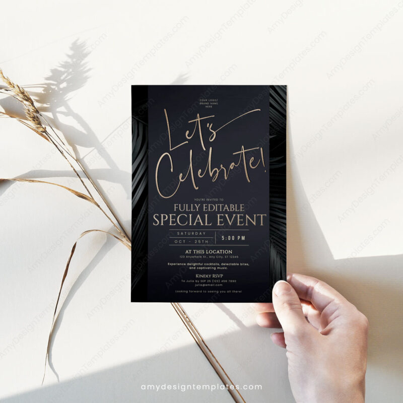 5+ Elegant 50th Anniversary Invitations: Celebrate a Golden Milestone A Gallery of Sophisticated 50th Anniversary Invitations C034