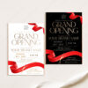 Golden Grand Opening Flyer Template | Ribbon Cutting Event | Launch Party Invitation Grand Opening Invitation Template | Product Launch Invitation