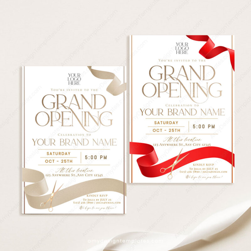 5+ Modern Grand Opening Business Invitations: Make a Grand Entrance Key Elements to Include on Your Grand Opening Business Invitations C047B