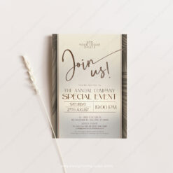 C050 Anniversary Invitation Template Amy Design 3