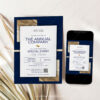 Classic Formal Grand Opening Invitation Card | Navy Gold Business Invitation Template Classic Formal Grand Opening Invitation Card | Navy Gold Business Invitation Template