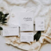 Modern Minimalist Wedding Invitation Template