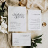 Modern Minimalist Wedding Invitation Template