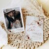 Boho Save The Date Card Template D011-2A