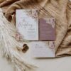Bohemian Pink Mauve Wedding Invitation Template | Rustic Boho Wedding Suite | Dusty Roses Pampas Bohemian Pink Mauve Wedding Invitation Template | Rustic Boho Wedding Suite | Dusty Roses Pampas