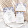 Wisteria Wedding Invitation Suite | Purple Floral Wedding Set Template Wisteria Wedding Invitation Suite | Purple Floral Wedding Set Template