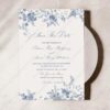 Vintage Monogram Save The Date Template | Something Blue Save Our Date Cards | Minimalist Card Vintage Monogram Save The Date Template D015-2B