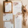 Pink Bohemian Wedding Invitations Template BUNDLE | 50+ Editable Dusty Rose Invitation Suite & Boho Signs Pink Bohemian Wedding Invitations Set | Boho Wedding Template | Dusty Roses