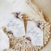 Boho Rust Navy Wedding Invitation Card Template | Fall Rustic Wedding Boho Rust Navy Wedding Invitation Card Template | Fall Rustic Wedding