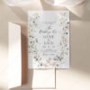 Botanical Wedding Invite Template | Wildflower Wedding Invitation Card | Elegant Wedding Botanical Wedding Invite Template | Wildflower Wedding Invitation Card | Elegant Wedding