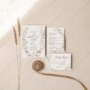Botanical Wedding Invitation Suite Templates | Wild Flower Wedding Set | Elegant Wedding Botanical Wedding Invitation Suite Templates | Wild Flower Wedding Set | Elegant Wedding