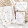 Wildflower Wedding Template BUNDLE | 50+ Templates Editable Floral Invitation Suite Botanical Wedding Invitation Suite Templates | Wild Flower Wedding Set | Elegant Wedding